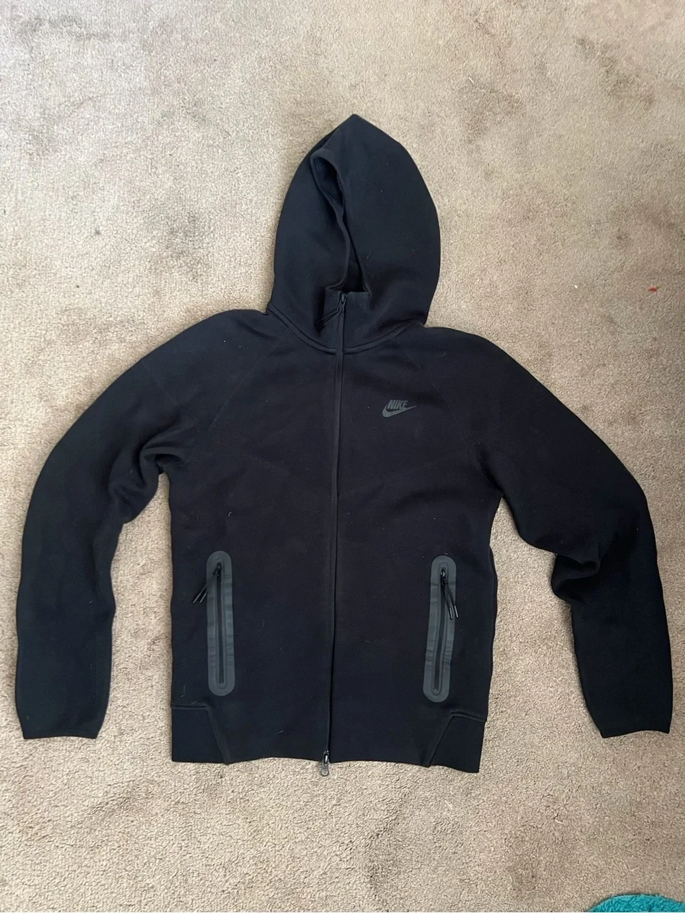Nike Tech Black Performance Full-Zip Hoodie Jacket